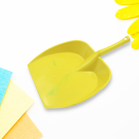 8732 Dustpan With Long Handle Dust Collection Dust Pan Tray For Kitchen Home Office Bathroom Etc (1 Pc Multicolor )