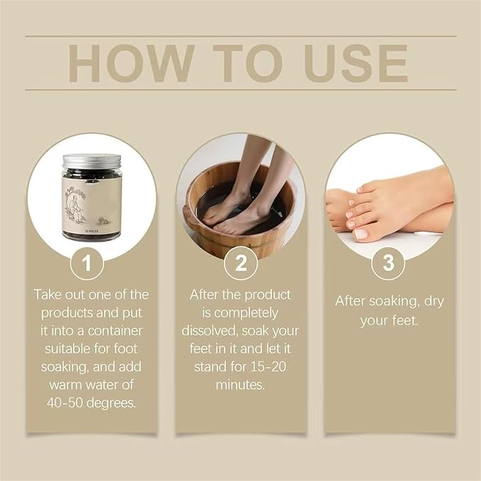Herbal Foot Soaking Beads