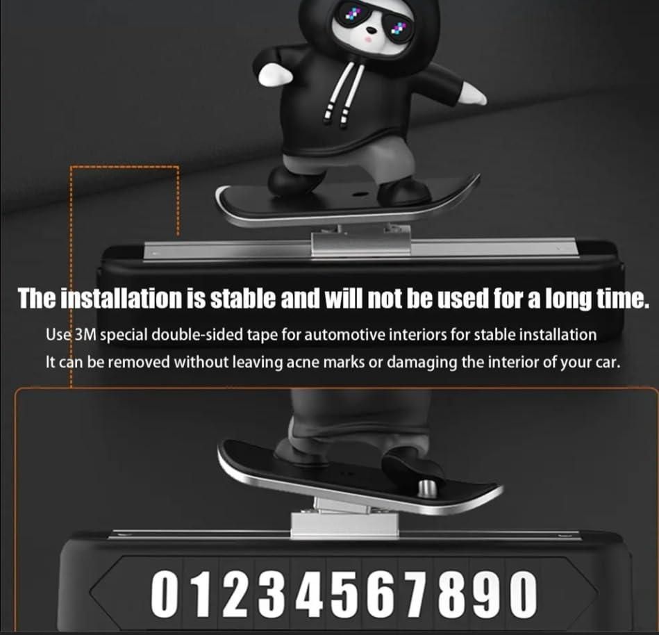 Sliding Panda - Dynamic Motion Car Dash Accessory |🔥FLAT 50% SAVING🔥