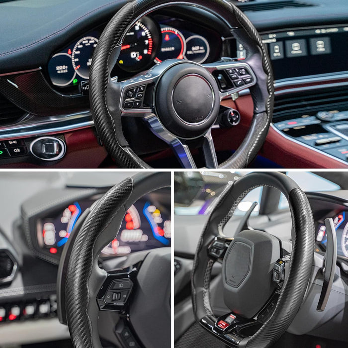 Carbon Fiber Steering Wheel Cover