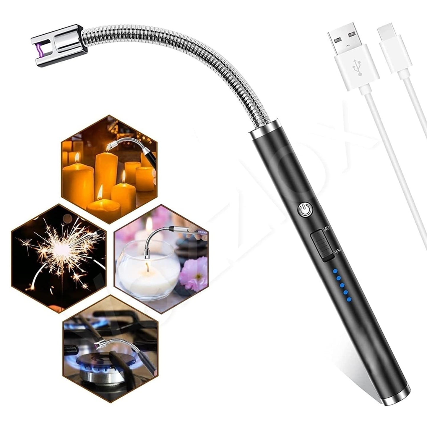 Rechargeable Electric Multipurpose Lighter