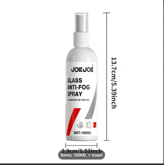 Glass Anti-Fog Spray (Pack of 2)