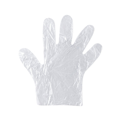Disposable Clear Plastic Gloves (100 Pc Large)