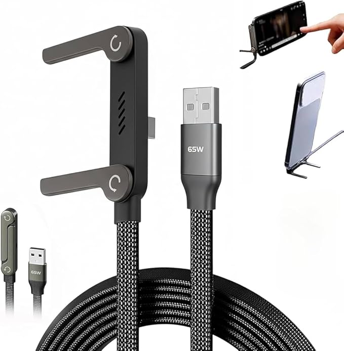 Invisible Holder Charger Cable with Stand