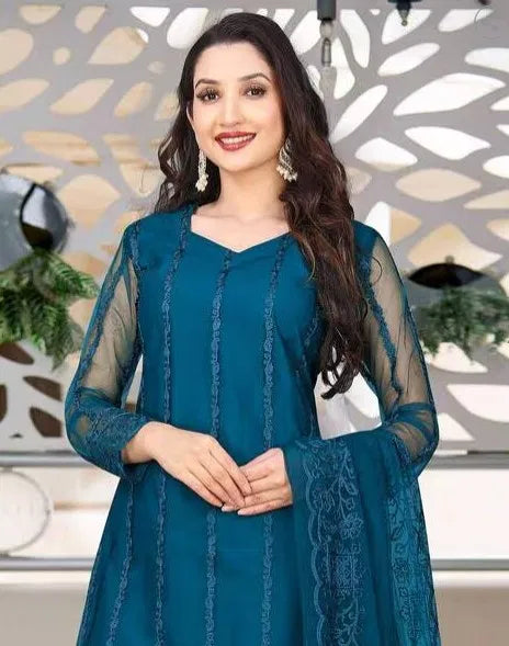 Kurta With Dupatta and Bottom wear