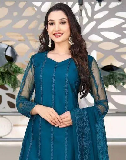Kurta With Dupatta and Bottom wear