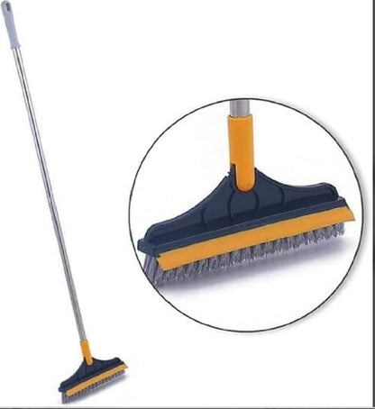 2 in 1 Floor Scrub Cleaning Brush Wiper