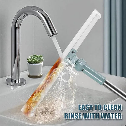 2 in 1 Floor Cleaner Brush Multifunction Magic Broom, Silicone Floor Squeegee Broom