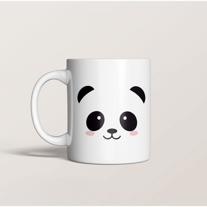Cute Little Panda Face Ceramic Coffee Mug
