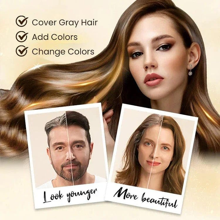 Long Lasting Natural Hair Dye Shampoo (PACK OF 2)