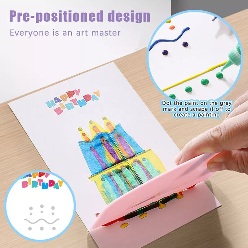 Rainbow Dot Painting Art Kit |🔥FLAT 50% SAVING🔥