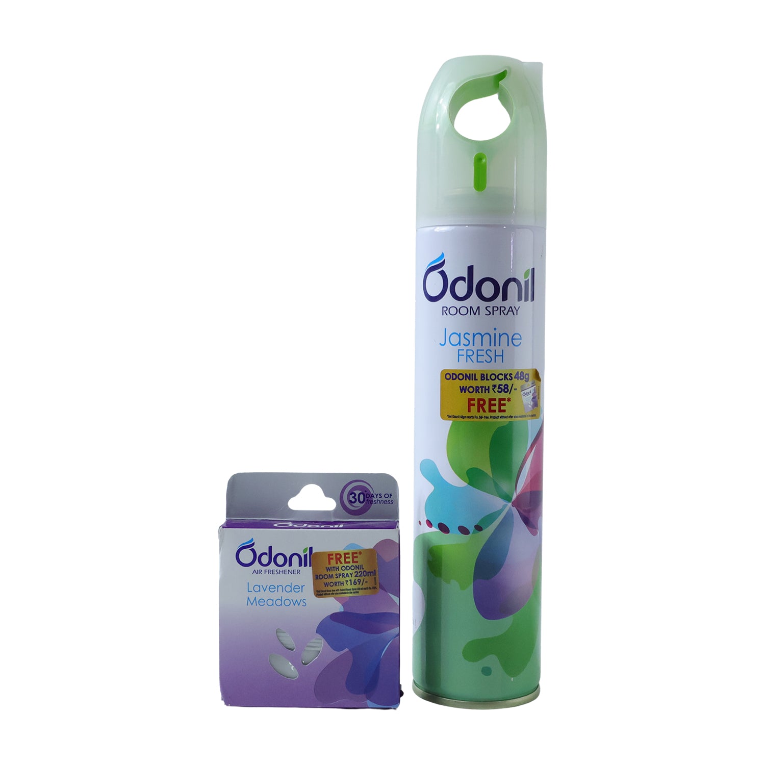 Room Spray And Air Freshener Blocks Combo Set (1 Set Mix Fragrance 220 Ml)