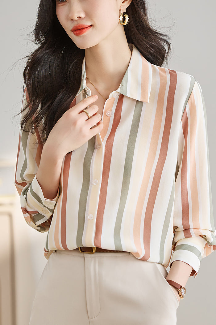 Women Regular Fit Printed Button Casual Shirt